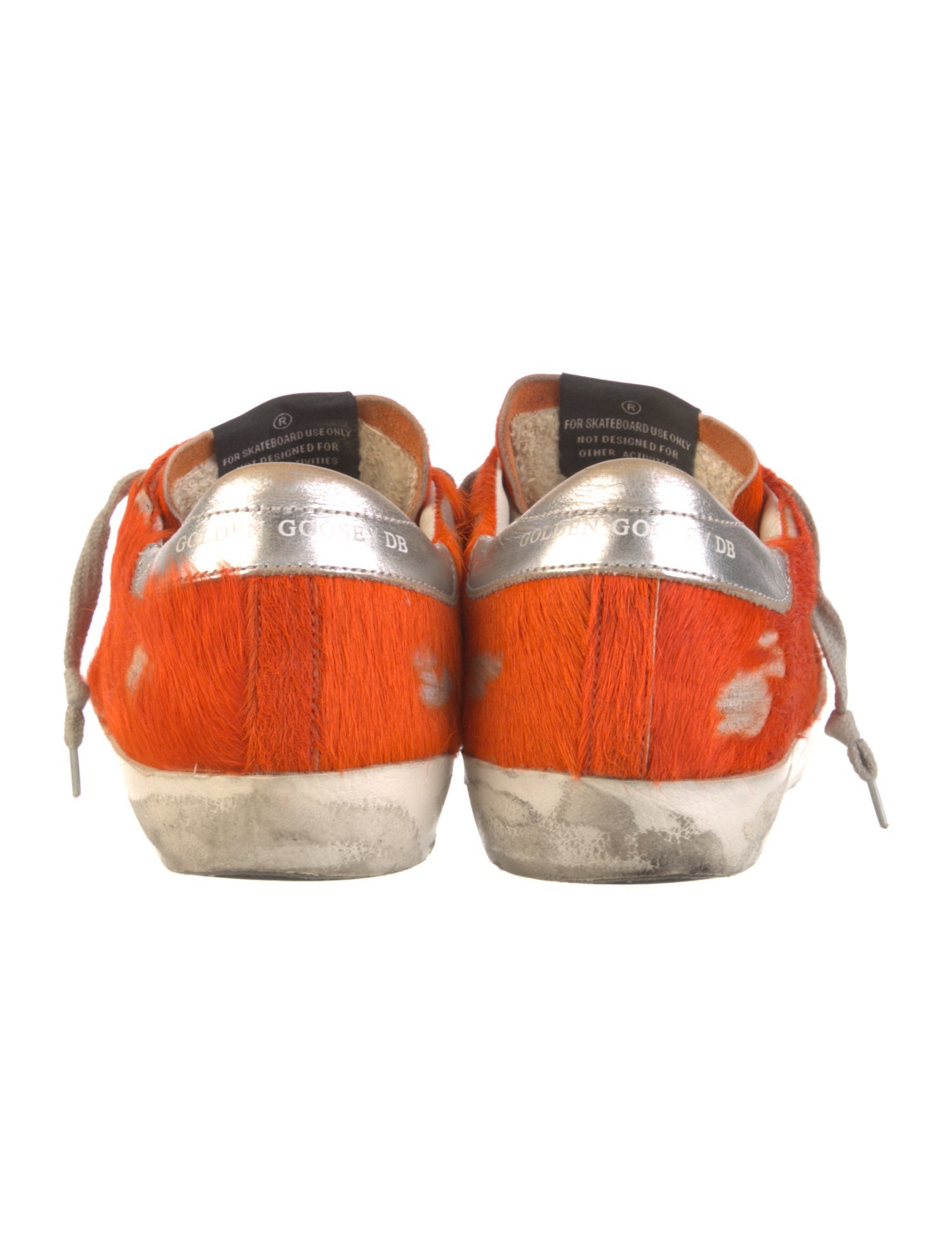 Golden Goose Ponyhair Distressed Accents Sneakers