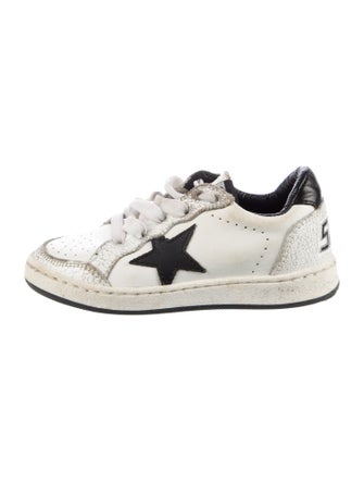 Golden Goose Kids' Low-Top Distressed Sneakers