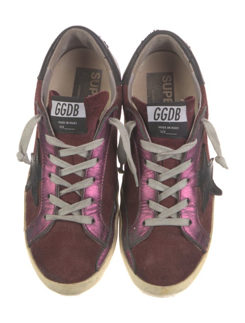 Golden Goose Suede Distressed Accents Sneakers