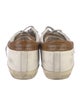 Golden Goose Leather Colorblock Pattern Sneakers