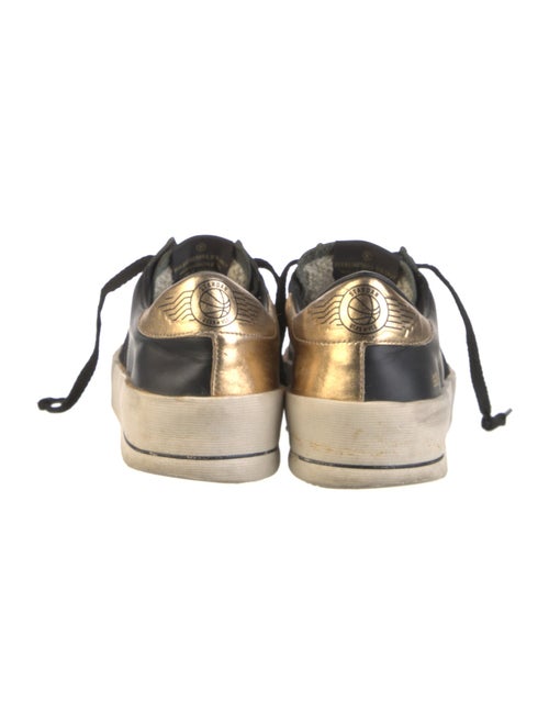 Golden Goose Leather Mesh Accents Sneakers