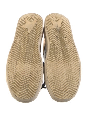 Golden Goose Leather Mesh Accents Sneakers
