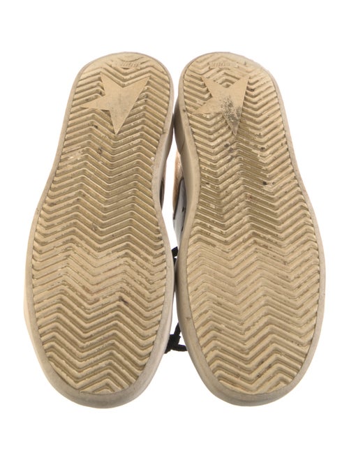 Golden Goose Leather Mesh Accents Sneakers