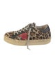 Golden Goose Ponyhair Animal Print Sneakers