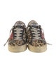 Golden Goose Ponyhair Animal Print Sneakers