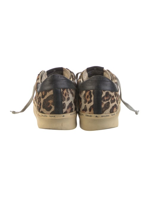 Golden Goose Ponyhair Animal Print Sneakers