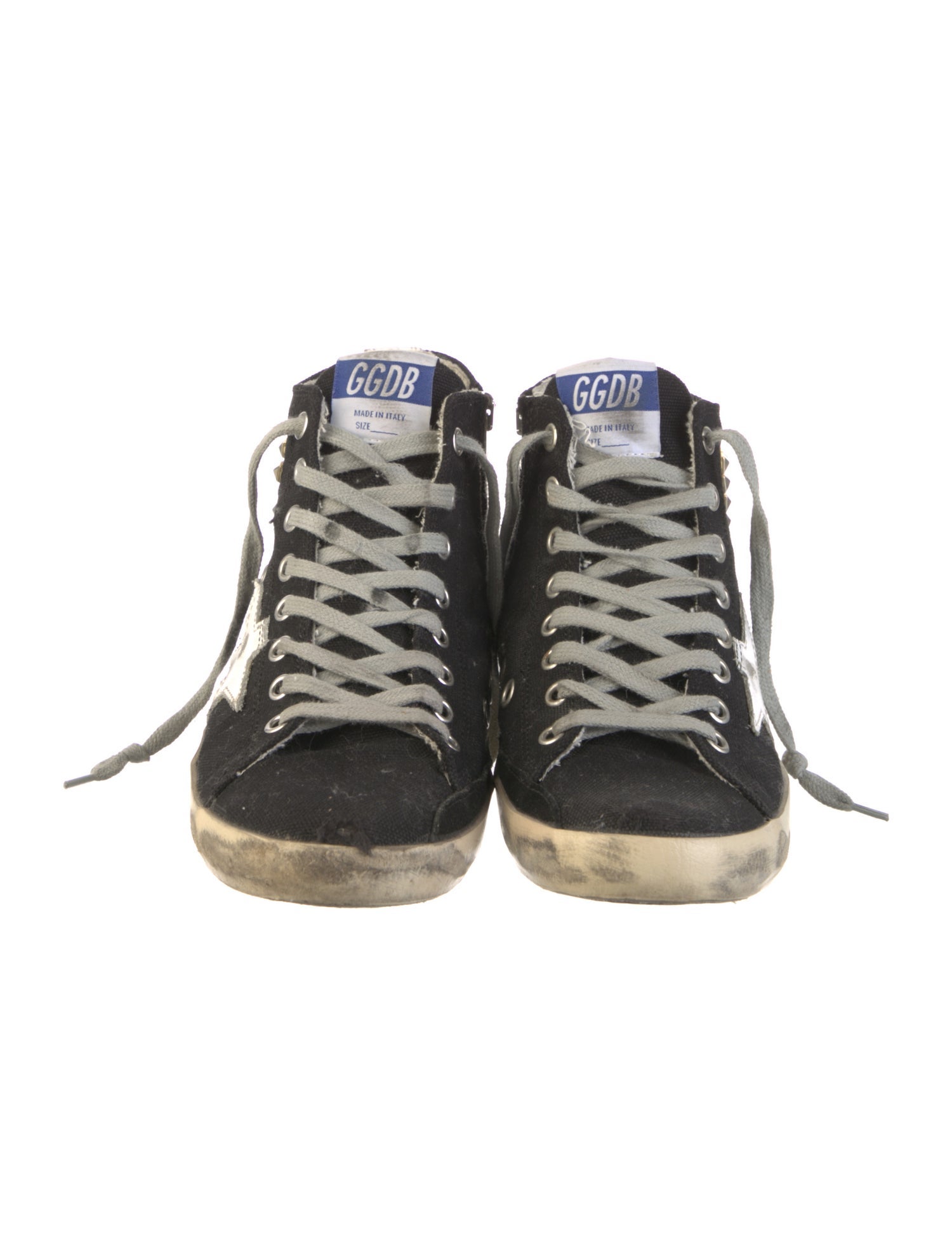 Golden Goose Canvas Printed Sneakers