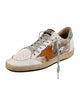 Golden Goose Leather Printed Sneakers