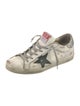 Golden Goose Leather Printed Sneakers