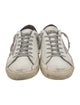 Golden Goose Leather Printed Sneakers
