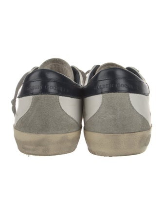 Golden Goose Leather Printed Sneakers