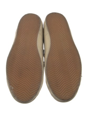 Golden Goose Leather Printed Sneakers