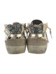 Golden Goose Suede Colorblock Pattern Sneakers