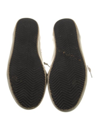 Golden Goose Suede Colorblock Pattern Sneakers