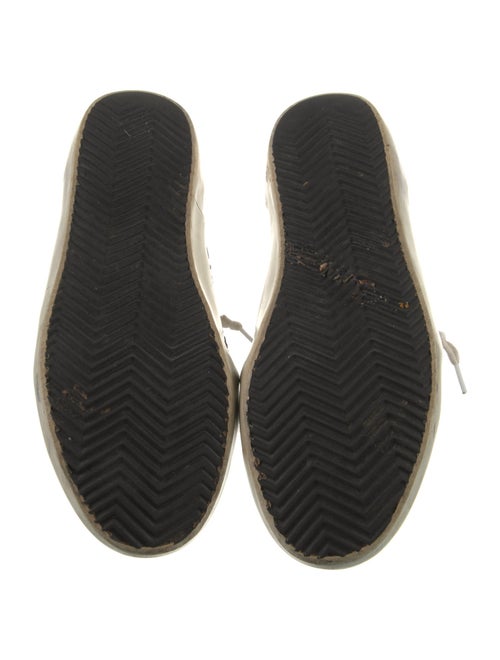 Golden Goose Suede Colorblock Pattern Sneakers