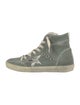 Golden Goose Suede Distressed Accents Sneakers