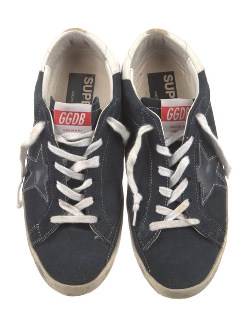 Golden Goose Suede Distressed Accents Sneakers