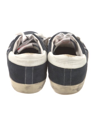 Golden Goose Suede Distressed Accents Sneakers
