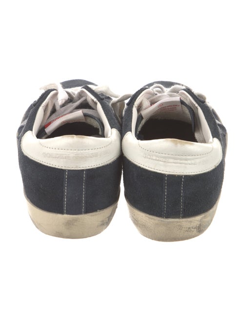 Golden Goose Suede Distressed Accents Sneakers