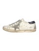 Golden Goose Leather Printed Sneakers