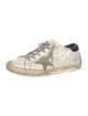 Golden Goose Leather Printed Sneakers