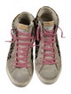 Golden Goose Ponyhair Animal Print Sneakers