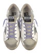 Golden Goose Leather Colorblock Pattern Sneakers