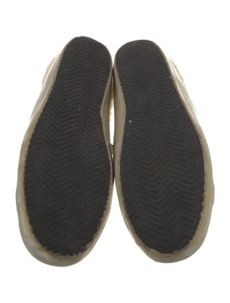 Golden Goose Leather Colorblock Pattern Sneakers