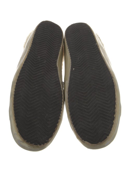 Golden Goose Leather Colorblock Pattern Sneakers