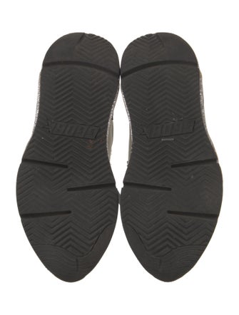 Golden Goose Suede Colorblock Pattern Sneakers