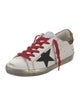 Golden Goose Leather Distressed Accents Sneakers
