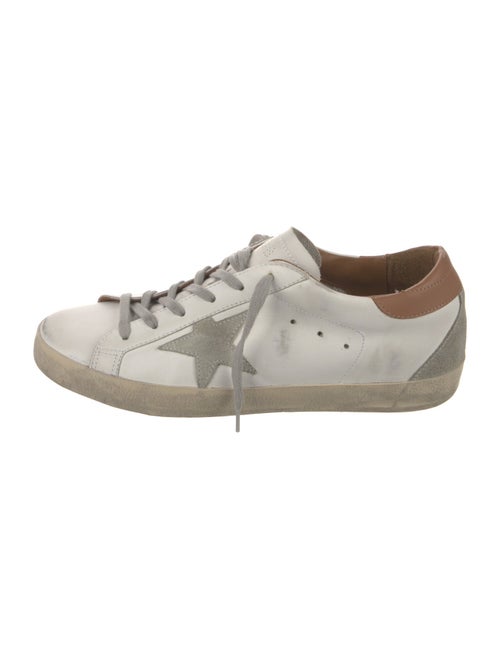 Golden Goose Leather Distressed Accents Sneakers