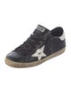 Golden Goose Leather Colorblock Pattern Sneakers