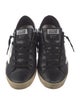 Golden Goose Leather Colorblock Pattern Sneakers