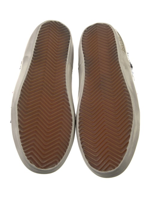Golden Goose Printed Distressed Accents Sneakers