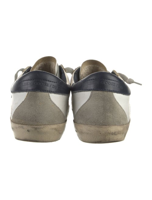 Golden Goose Leather Distressed Accents Sneakers