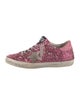 Golden Goose Glitter Distressed Accents Sneakers