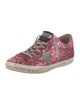 Golden Goose Glitter Distressed Accents Sneakers