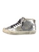 Golden Goose Leather Printed Sneakers