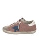 Golden Goose Suede Colorblock Pattern Sneakers