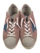 Golden Goose Suede Colorblock Pattern Sneakers