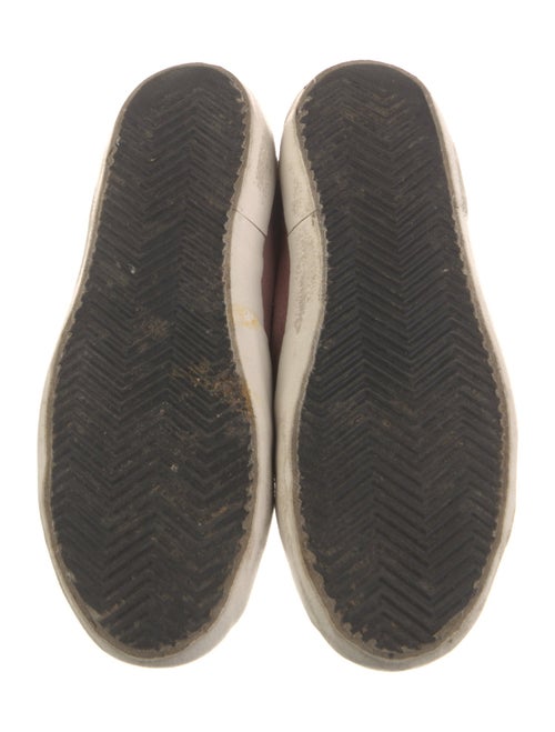 Golden Goose Suede Colorblock Pattern Sneakers