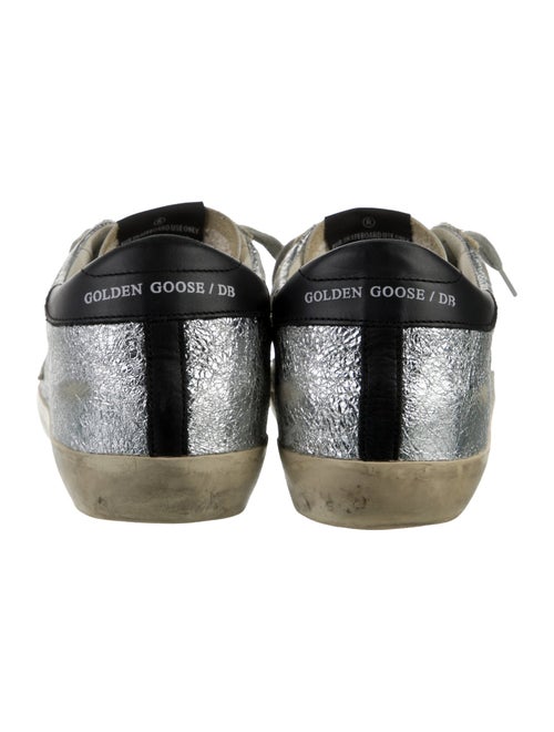 Golden Goose Leather Distressed Accents Sneakers