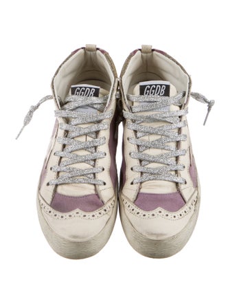 Golden Goose Suede Printed Sneakers