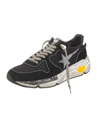 Golden Goose Suede Printed Athletic Sneakers