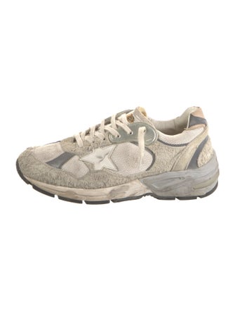 Golden Goose Mesh Distressed Accents Sneakers