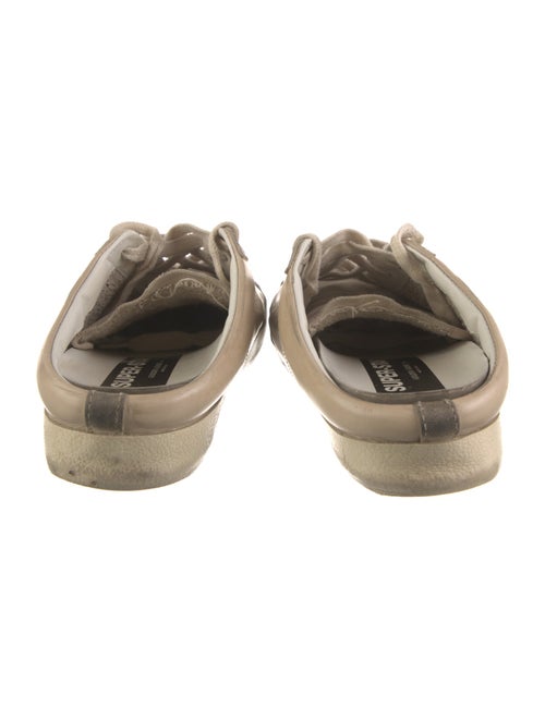 Golden Goose Leather Colorblock Pattern Sneakers