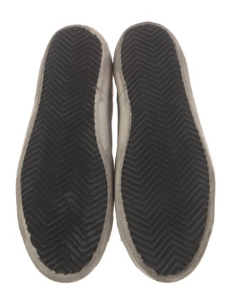 Golden Goose Leather Printed Sneakers