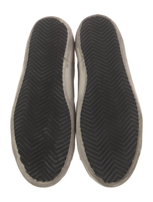 Golden Goose Leather Printed Sneakers