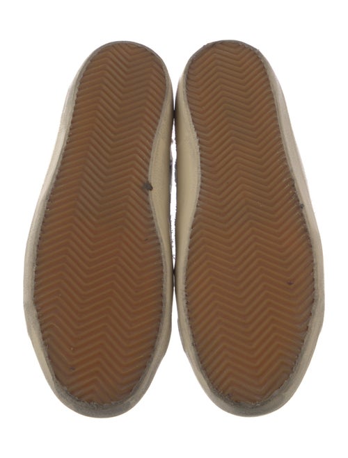 Golden Goose Leather Printed Sneakers